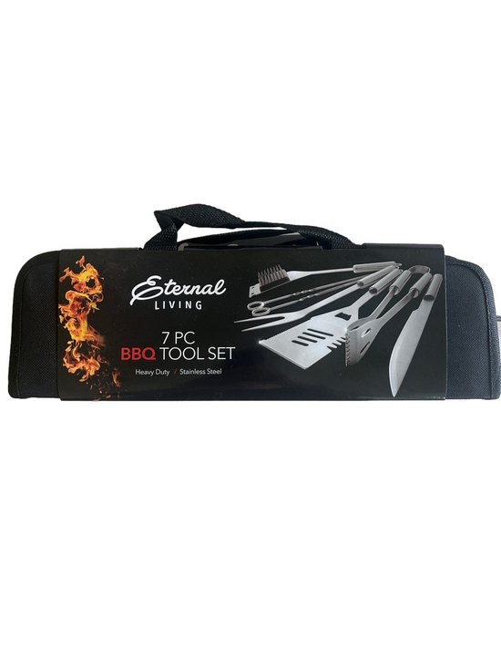 Eternal Living Other - 7 pc Stainless Steel BBQ Tool Set with Carrying Case